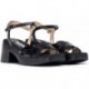 Wonders D-1011 Catalina Sandalen NEGRO