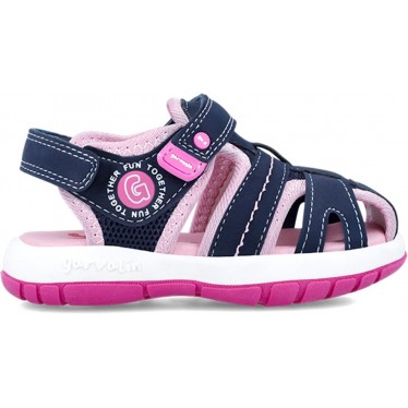 GARVALIN CRABJER SANDALE 242816-D AZUL_ROSA
