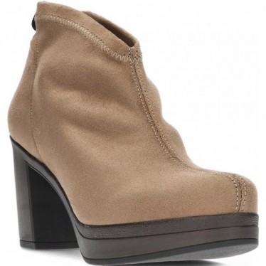 Damenstiefeletten PEDRO MIRALLES 26500 Stretch-Wildleder TAUPE