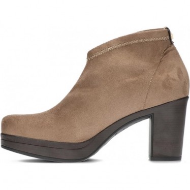 Damenstiefeletten PEDRO MIRALLES 26500 Stretch-Wildleder TAUPE