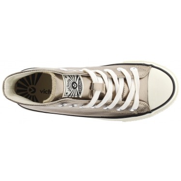 Victoria Sneaker 1057106 Metal Shine Tribe PLATINO