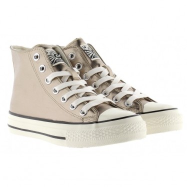 Victoria Sneaker 1057106 Metal Shine Tribe PLATINO