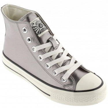 Victoria Sneaker 1057106 Metal Shine Tribe PLATA
