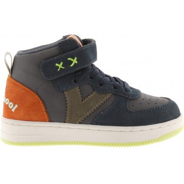 Victoria-Stiefel 1124122 Tiempo-Ledereffekt ANTRACITA