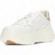 Damen-Sneaker GEOX d45nhb nebula BLANCO