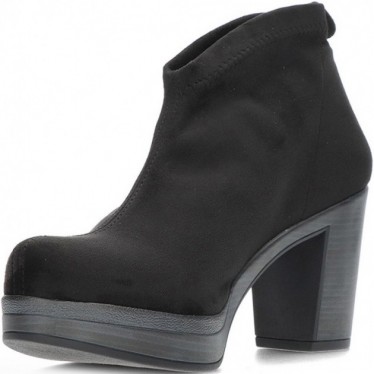 Damenstiefeletten PEDRO MIRALLES 26500 Stretch-Wildleder NEGRO