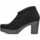 Damenstiefeletten PEDRO MIRALLES 26500 Stretch-Wildleder NEGRO
