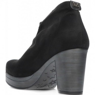 Damenstiefeletten PEDRO MIRALLES 26500 Stretch-Wildleder NEGRO