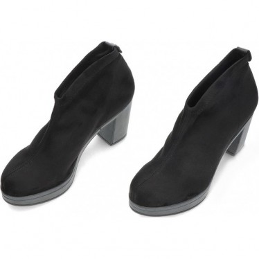 Damenstiefeletten PEDRO MIRALLES 26500 Stretch-Wildleder NEGRO
