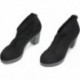 Damenstiefeletten PEDRO MIRALLES 26500 Stretch-Wildleder NEGRO