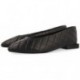 Gioseppo 64518 Sigdal gepolsterter Lederballerina NEGRO