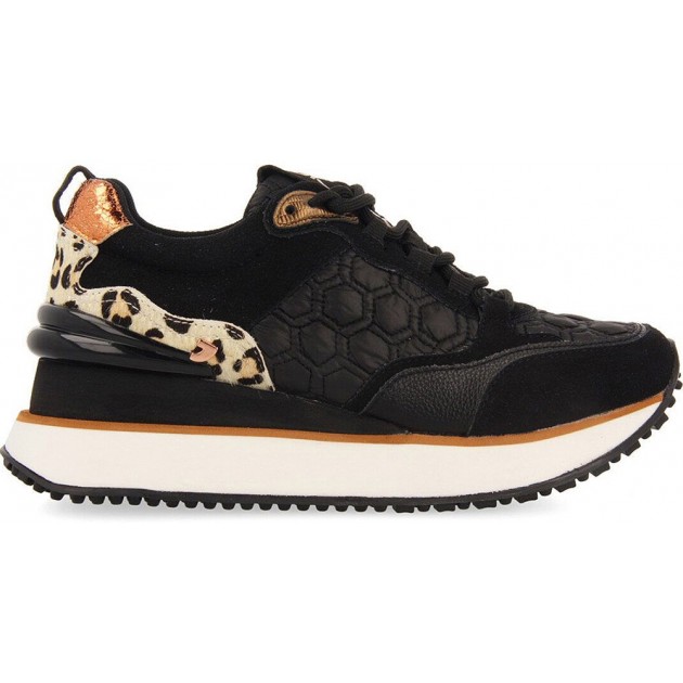 Gioseppo 64339 Skien Sneakers mit Animal-Print NEGRO Gioseppo 64339 Skien Sneakers mit Animal-Print NEGRO