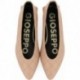 Gioseppo 64518 Sigdal gepolsterter Lederballerina NUDE