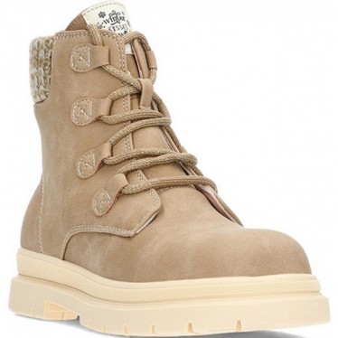 GARVALIN 241560 matte Mädchenstiefel TAUPE