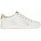 GEOX JAYSEN LOW-CUT D151BB SNEAKERS WHITE_GOLD
