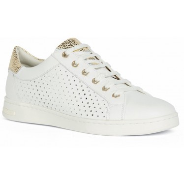GEOX JAYSEN LOW-CUT D151BB SNEAKERS WHITE_GOLD