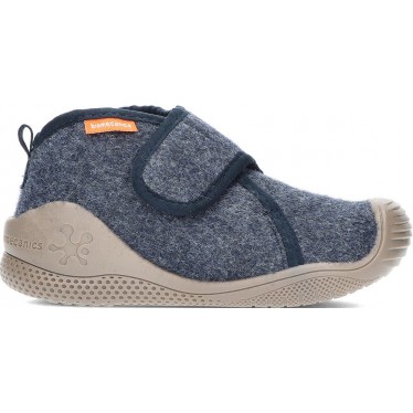 BIOMECANICS Kinderhausschuh 241150A Filz AZUL_MARINO