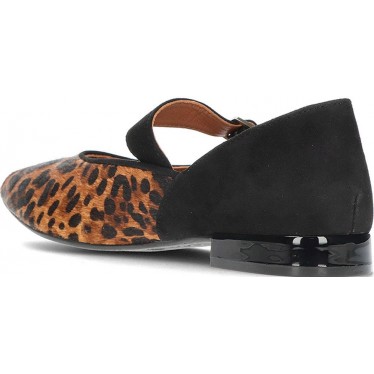 GIOSEPPO Damen-Mary-Jane-Ballerinas 73961 LEOPARD