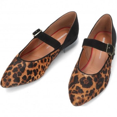 GIOSEPPO Damen-Mary-Jane-Ballerinas 73961 LEOPARD