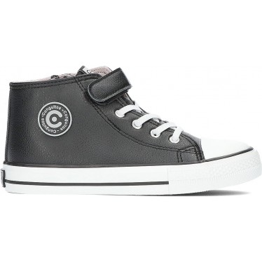 UNISEX-SNEAKER CONGUITOS NAPA KIDS 283007 BLACK