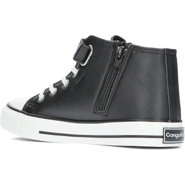 UNISEX-SNEAKER CONGUITOS NAPA KIDS 283007 BLACK
