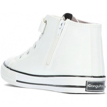 UNISEX-SNEAKER CONGUITOS NAPA KIDS 283007 WHITE