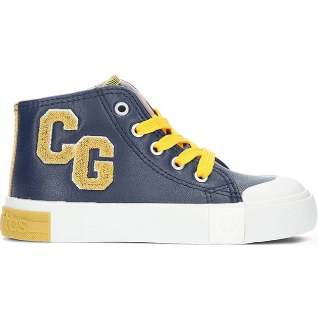 CONGUITOS Unisex-Sneaker tragen 127004 hoch LETTERS_NAVY