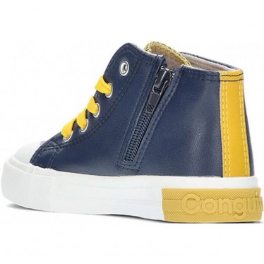 CONGUITOS Unisex-Sneaker tragen 127004 hoch LETTERS_NAVY