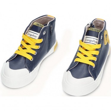 CONGUITOS Unisex-Sneaker tragen 127004 hoch LETTERS_NAVY