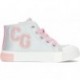CONGUITOS Unisex-Sneaker tragen 127004 hoch LETTERS_SILVER