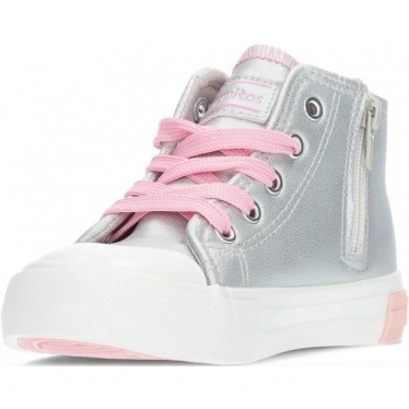 CONGUITOS Unisex-Sneaker tragen 127004 hoch LETTERS_SILVER