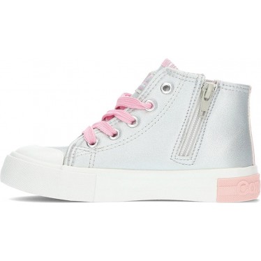 CONGUITOS Unisex-Sneaker tragen 127004 hoch LETTERS_SILVER