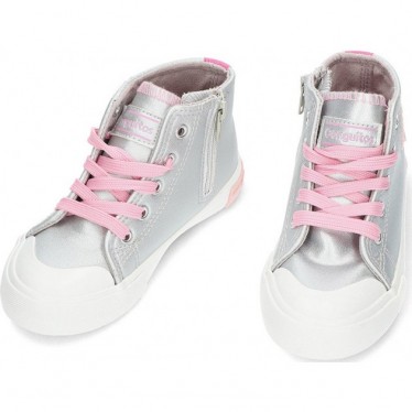 CONGUITOS Unisex-Sneaker tragen 127004 hoch LETTERS_SILVER