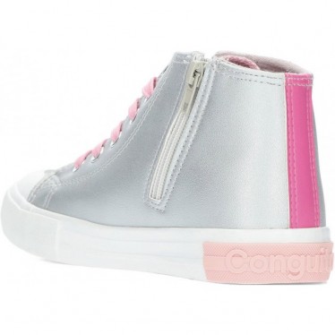 CONGUITOS Mädchen-Sneaker 264004G LETTERS_SILVER