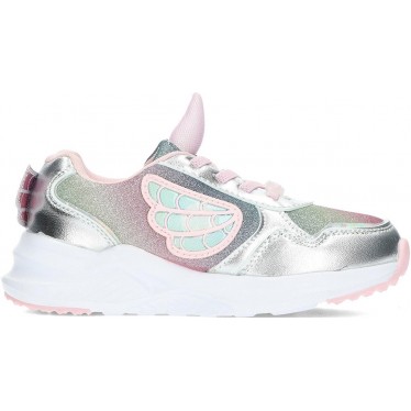 CONGUITOS 261018 Mädchen-Sneaker mit Lichtern UNICORN_SILVER