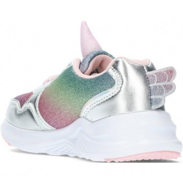 CONGUITOS 261018 Mädchen-Sneaker mit Lichtern UNICORN_SILVER