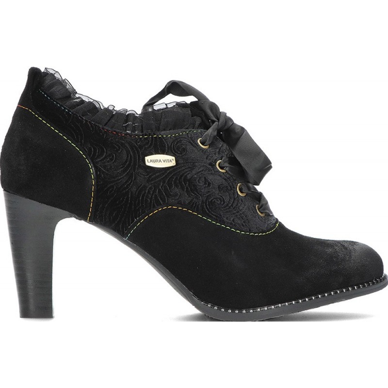 LAURA VITA Damen Stiefeletten alcbaneo244 NOIR