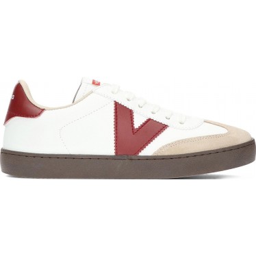 VICTORIA Damen-Sneaker 126201 Berlin BURDEOS_BLANCO