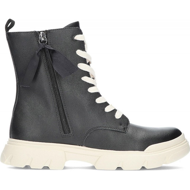 GEOX J. JUNETTE STIEFEL J36HVG NEGRO_BLANCO