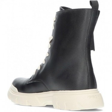 GEOX J. JUNETTE STIEFEL J36HVG NEGRO_BLANCO