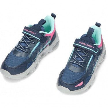PABLOSKY Mädchen-Sneaker 978520 Nikko NAVY_FUXIA