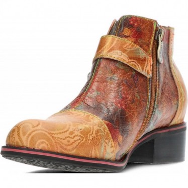 LAURA VITA Damen Stiefeletten alice12 COGNAC