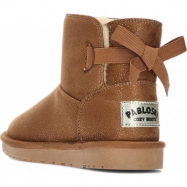 Niedrige Stiefel für Mädchen von PABLOSKY 978240 MARRON