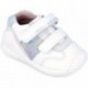 BIOMECANICS GLITTER FIRST STEPS SNEAKER 242112 BLANCO