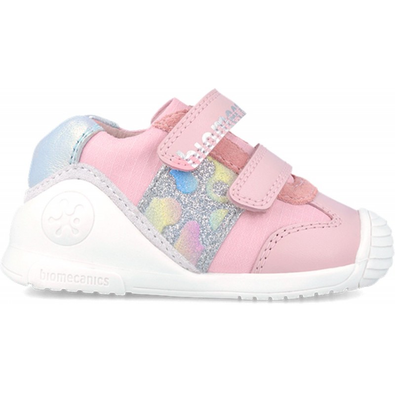 BIOMECANICS GLITTER FIRST STEPS SNEAKER 242112 CUARZO