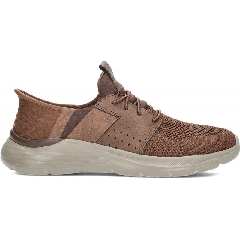 SKECHERS Herren-Sneaker 210803 Newick DARK_BROWN
