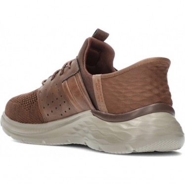 SKECHERS Herren-Sneaker 210803 Newick DARK_BROWN