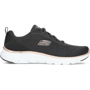 SKECHERS 150206 Flex Damen-Sneaker BLACK_ROSE_GOLD