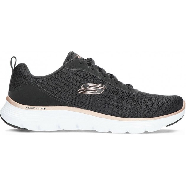 SKECHERS 150206 Flex Damen-Sneaker BLACK_ROSE_GOLD SKECHERS 150206 Flex Damen-Sneaker BLACK_ROSE_GOLD