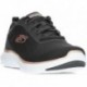 SKECHERS 150206 Flex Damen-Sneaker BLACK_ROSE_GOLD
